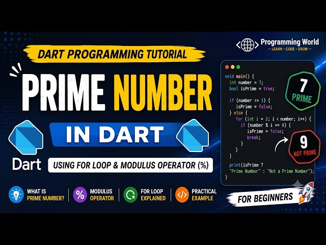 Is It Prime? Write This Dart Program to Find Out