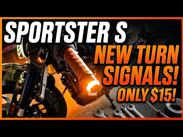 Harley Sportster S Turn Signal Upgrade