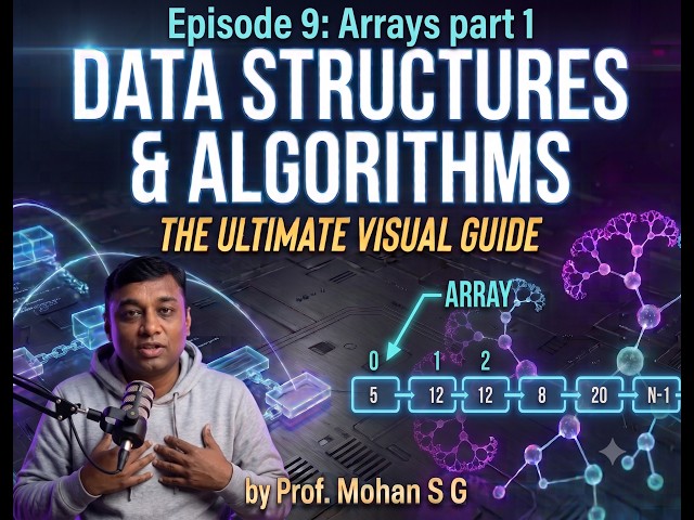 EP 9: Arrays - Part 1 - Data Structures and Algorithms - The Ultimate Visual Guide