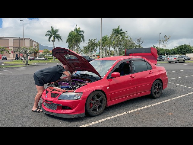 FIXING MY ABANDONED MITSUBISHI EVO 3,000 MILES AWAY FROM HOME