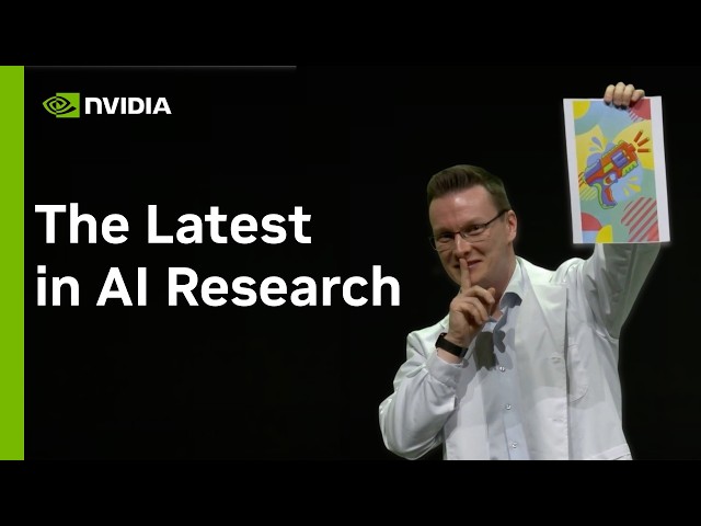 AI Research Breakthroughs from NVIDIA Research (Hosted by Karoly of Two Minute Papers) | NVIDIA GTC