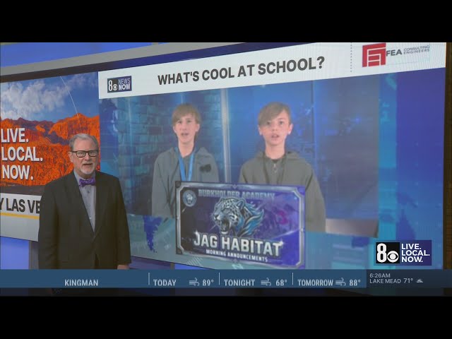What's Cool At School? - Fri., Aug. 4, 2026