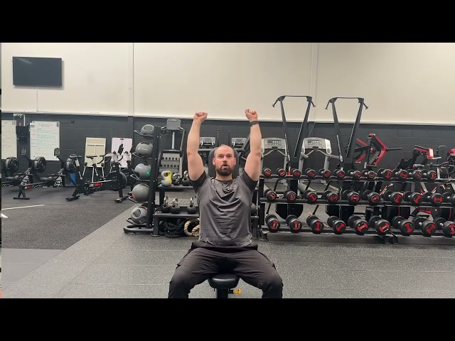 Seated Dumbbell Shoulder Press