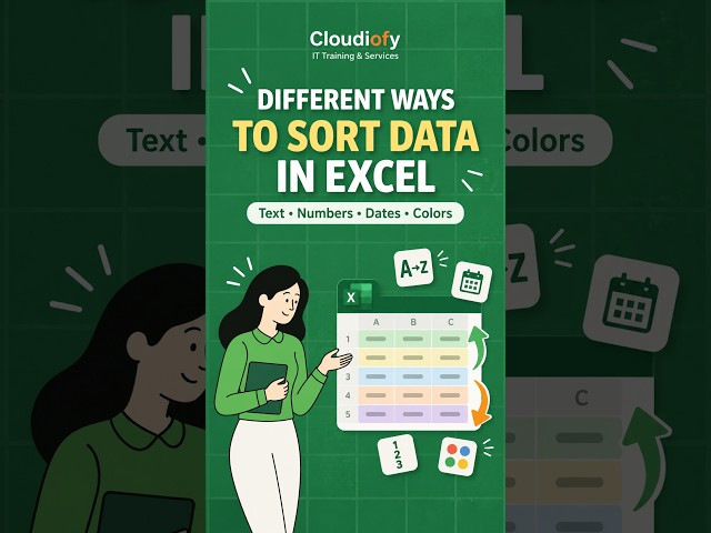 Different Ways to Sort Data in Excel