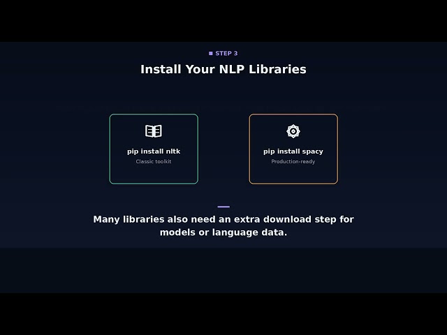 Setting Up Your NLP Environment