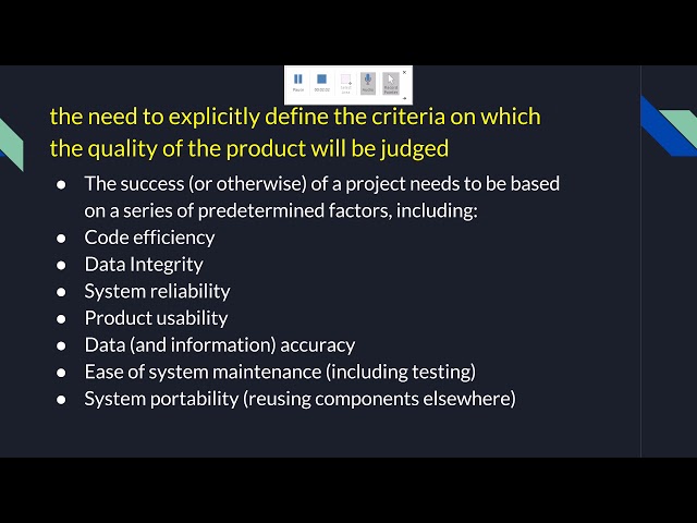 9.2.1 Quality Assurance