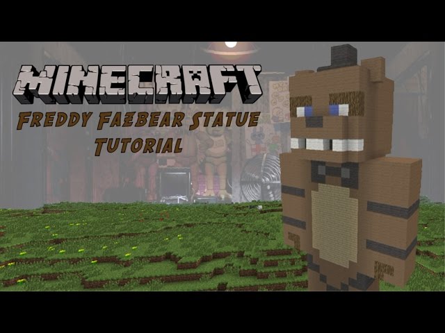 Minecraft Tutorial: Freddy Fazbear (Five Nights At Freddy's) Statue