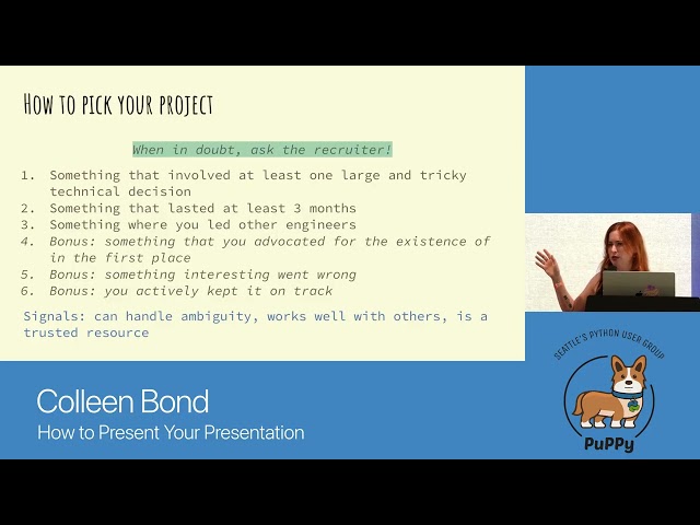 Colleen Bond - How To Present Your Presentation