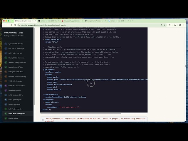Tekton Bundle Resolver in Konflux | OCI Artifact Tasks, Digest Pinning & pipelineRef vs pipelineSpec