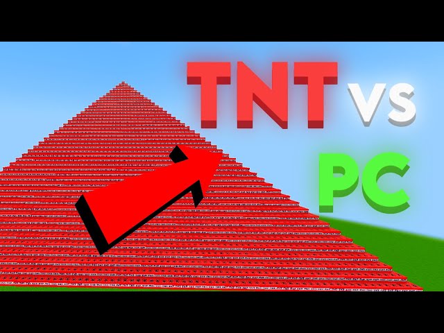TNT vs. PC EXPERIMENT in Minecraft 👀