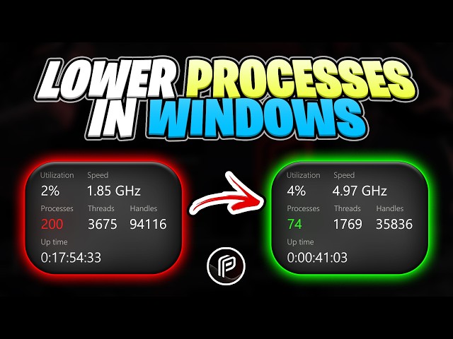 How To Get LOWER PROCESSES on Windows 11! (Massive FPS Boost)