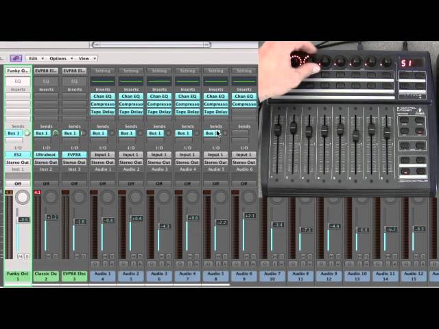 Behringer BCF2000 & Logic Pro user guide - 10/16