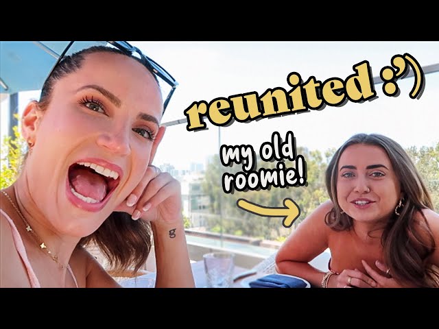 finally reunited with MORGAN!! (my ex roomie)