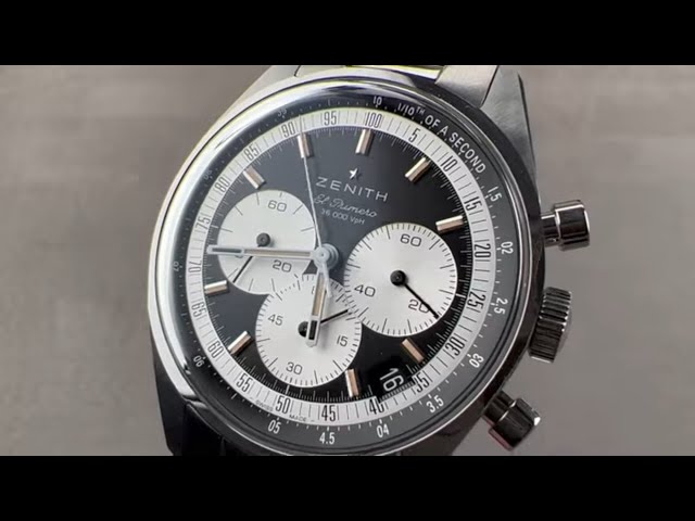Zenith Chronomaster Original Reverse Panda Dial 03.3200.3600/21.M3200 Zenith Watch Review