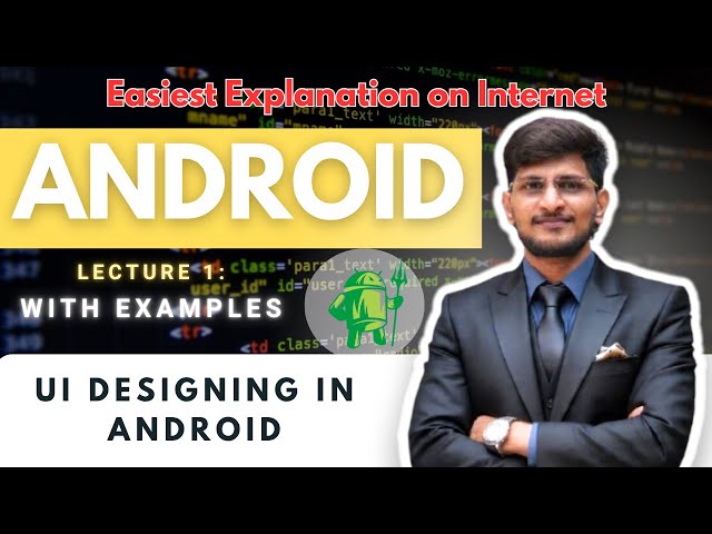 Android UI Design with Java & XML | DAY -01 | Complete Beginner Tutorial  #java #xml #android