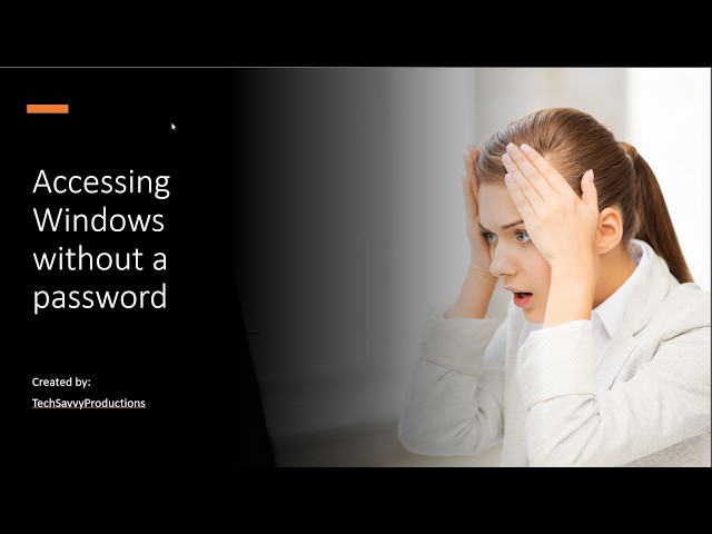 NO PASSWORD? How to Safely Recover Access to a Windows PC