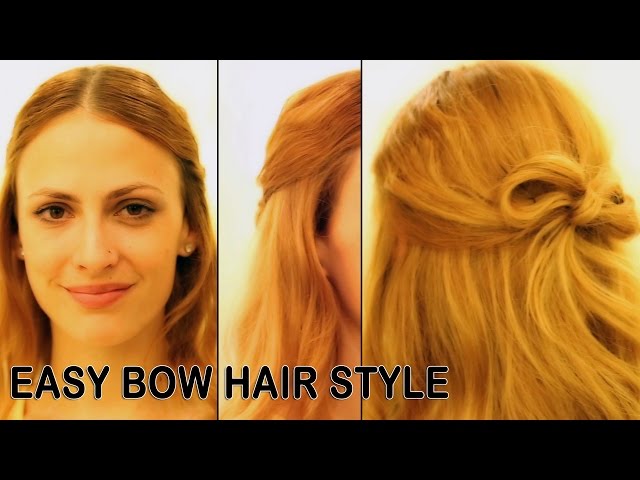 Easy Bow Hairstyle