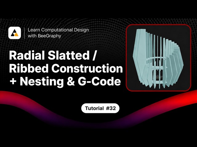 Radial Slatted   Ribbed Construction Tutorial 2 Nesting & G Code