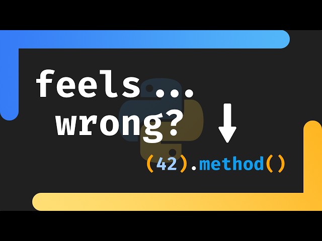 "Everything in Python is an Object" (Wait... What?)