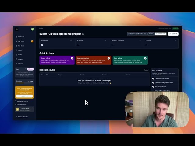 🎬 QA.tech Demo – See It in Action
