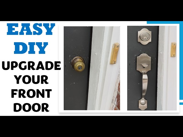 How to Replace Front Door Knob Handle DIY