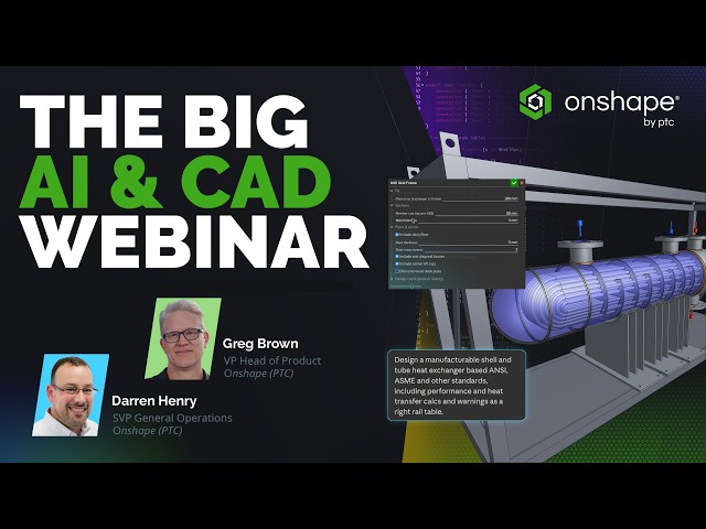 The Big AI + CAD Webinar