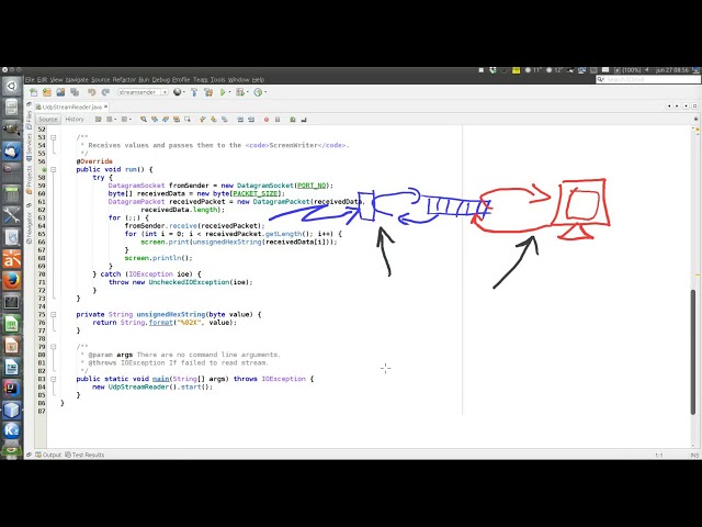 A small UDP example, a UDP streaming program