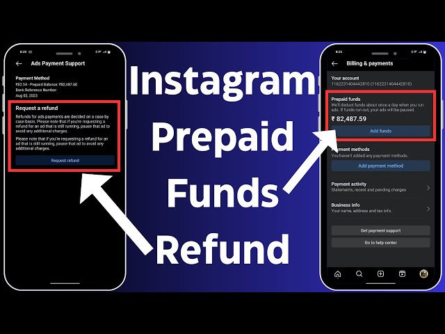 How to Get a Instagram Prepaid Funds Refund From Instagram|Instagram Payment Refund|Request a Refund