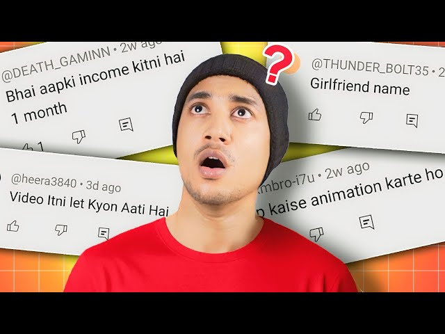Q/A Face Reveal - How I Make Videos , Earnings , Girlfriend, Carrier - First Q/A @UTR_Show