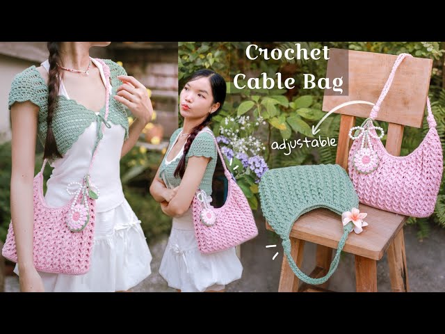 Crochet Crossbody Bag Tutorial | Chenda DIY