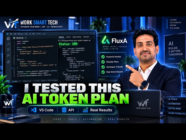 I Tested FluxA Token Plan in VS Code - Real API Demo & Honest Review