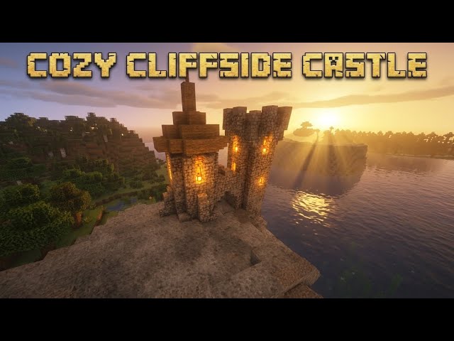 Minecraft Cozy Cliffside Castle: Step-by-Step Build & Relaxing ASMR