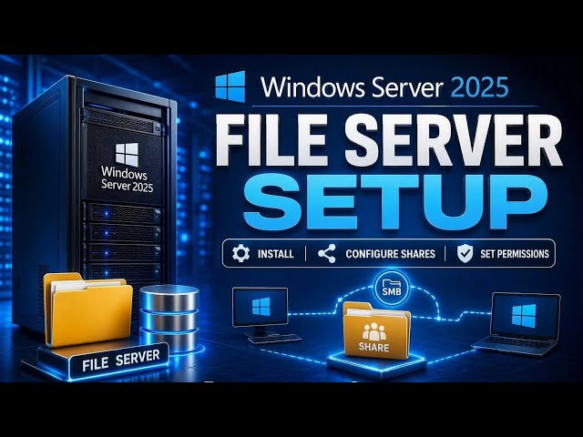 6. Windows Server 2025: Setting up File Server