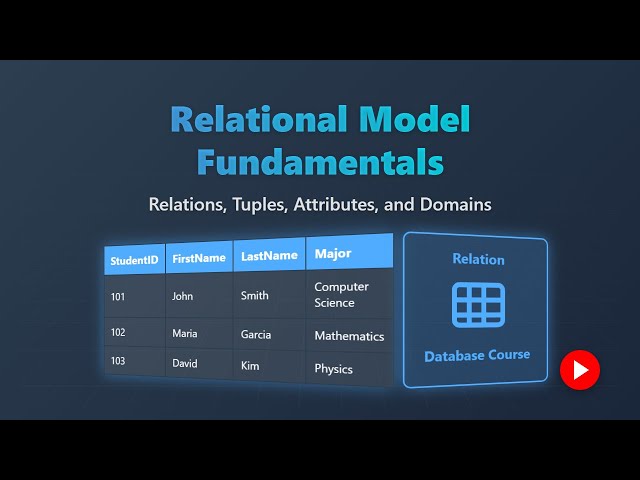 Relational Model Fundamentals: Relations, Tuples, Attributes & Domains Explained!