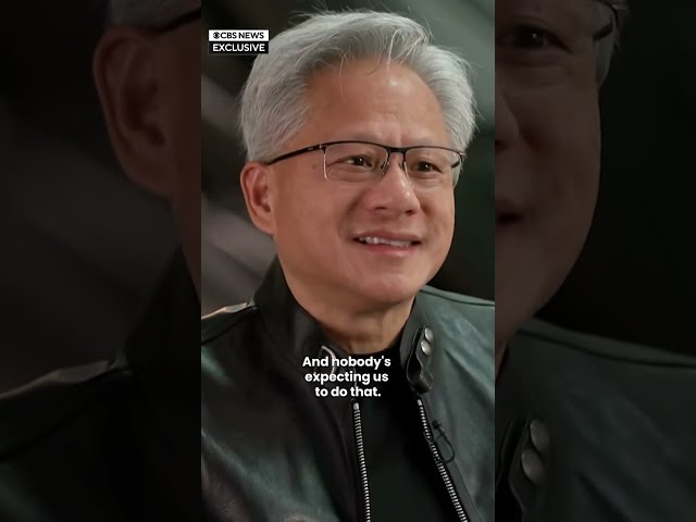 Nvidia CEO Jensen Huang "we should go as fast as we can" with AI development #shorts