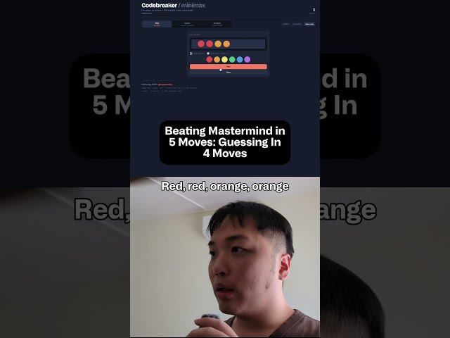 Cracking The Mastermind Code In 4 Moves