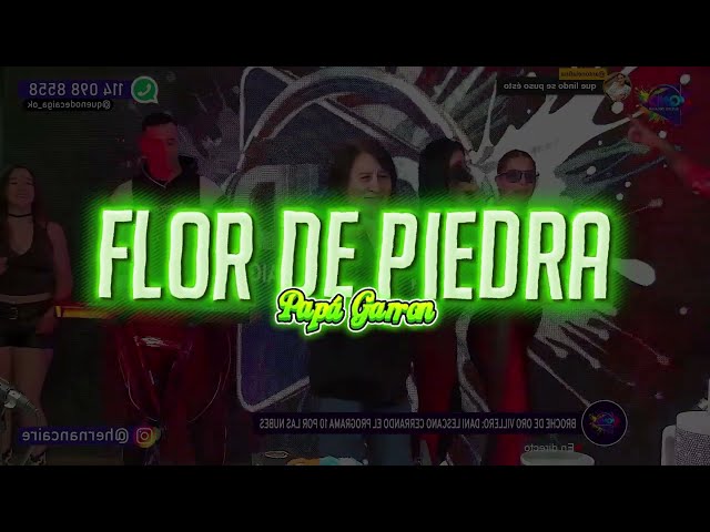 Dany Lescano y su Flor de Piedra - PAPÁ GARRÓN (Lyric Video Oficial) | Cumbia Villera Clásica 🔥🎹