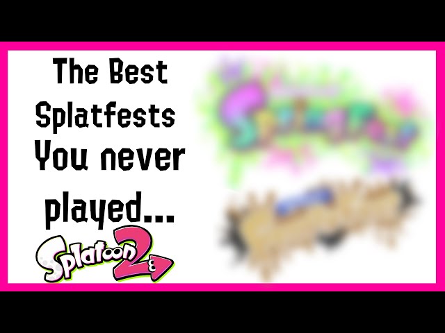 The Best Splatfests You've Never Played...