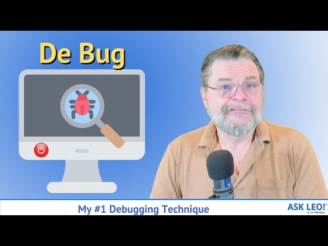 My #1 Debugging Technique