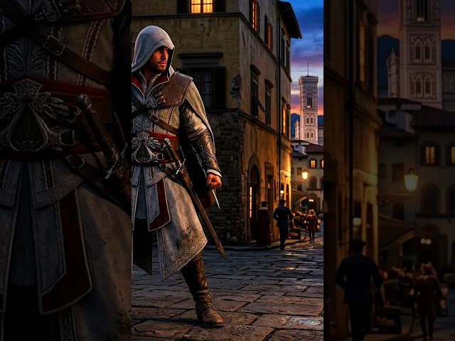 Ezio Auditore Dalam Grafik 4K Realistik! (Assassin's Creed Remake?)