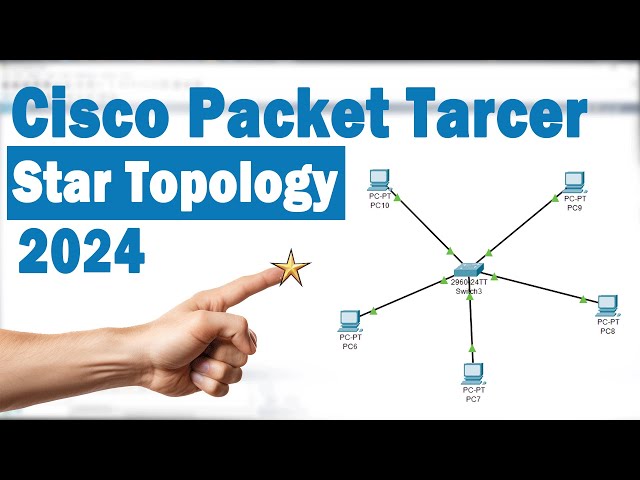 Star Topology in Cisco Packet Tracer : Networking Tutorial