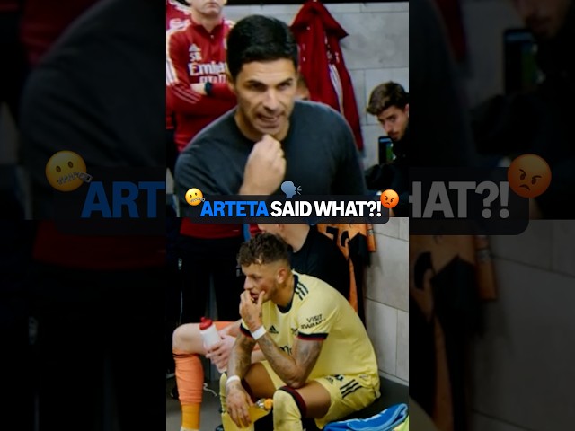 Mikel Arteta DOES NOT hold back in Arsenal team talks 😳
