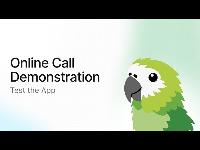 ParakeetAI Call Demonstration