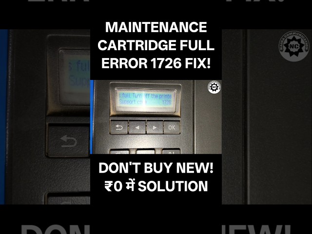 Error 1726? Watch This Before You Throw Away Your MC-G02! #shorts