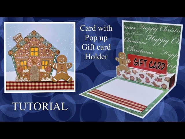 🎅 💳 How to Tutorial make an EASY Pop up Gift card holder Wedding Birthday Christmas DIY #craft #gift