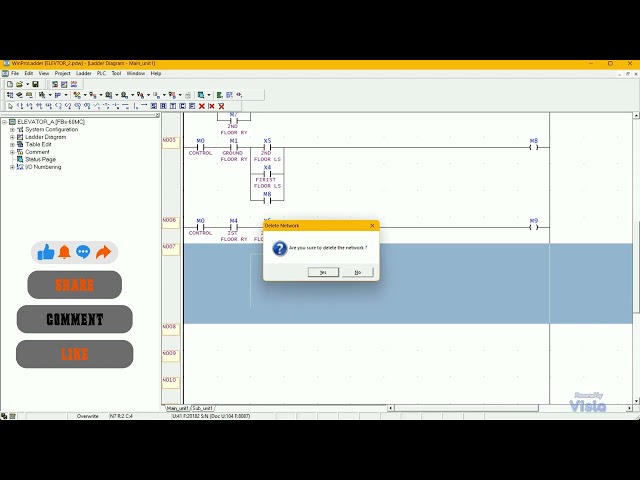 FATEK PLC WINPROLADDER [ ELEVATOR PART-2 ] PROGRAMMING