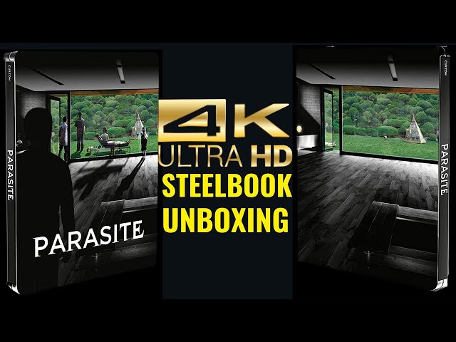 Parasite 4K Ultra HD Blu-ray Steelbook Unboxing