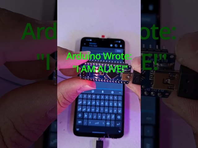 Arduino Nano is ALIVE! It even said "I'm Alive!" 😱🔥 (Part 2)