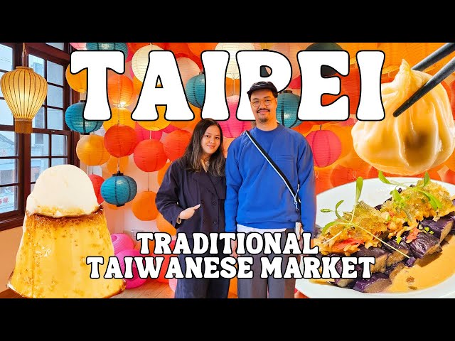 Taiwan Travel 2024 🇹🇼 Shopping at Taipei's Oldest Market, Taiwanese Street Food, Dadaocheng Vlog