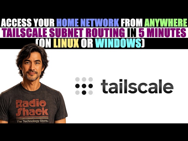 Tailscale Subnet Router in 5 Minutes: The Missing Piece of Your Self-Hosted Setup Guide (RPi & Win)